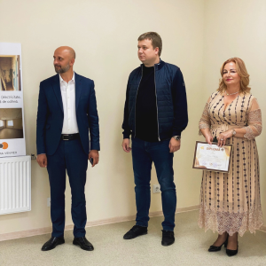 Deschiderea atelierului tehnologic după reparație la Școala auxiliară nr. 7 din sectorul Centru