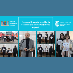 Concursul de creație a copiilor în domeniul prevenirii situațiilor de urgență