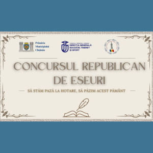 Concurs de eseuri pentru elevii din instituțiile de învățământ preuniversitar