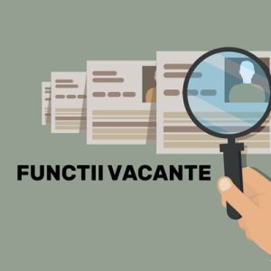 AVIZ: Concurs pentru ocuparea funcției vacante de director adjunct pentru educație – 0,5 unități