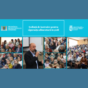Ședință de instruire pentru siguranța alimentară în școli